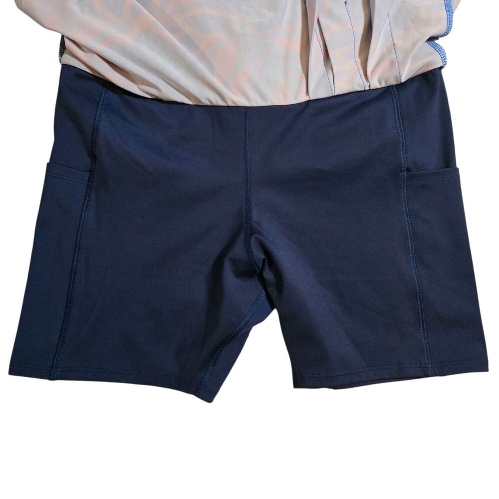 Dona Jo Athletic Skort Womens L Colorful Tropical ArtsyTennis Pickleball Skirt - Picture 8 of 13